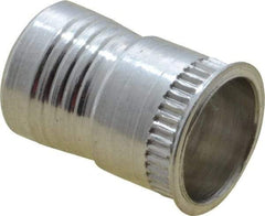 Marson - #8-32, 3/8" OAL, Thread-Sert Threaded Insert - 1/4" Hole Diam, 0.282" Head Diam, Aluminum - Americas Industrial Supply