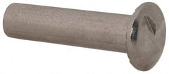 Value Collection - #10-24 Thread Screw & Barrel, Truss Head, One Way Drive, Stainless Steel Sex Bolt & Binding Post - 3/4" Length Under Head, 3/4" Long Barrel, Grade 18-8 - Americas Industrial Supply
