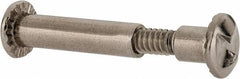 Value Collection - #10-24 Thread Screw & Barrel, Truss Head, One Way Drive, Stainless Steel Sex Bolt & Binding Post - 3/4" Length Under Head, 1" Long Barrel, Grade 18-8 - Americas Industrial Supply
