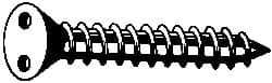 Made in USA - #10 Flat Head Spanner Sheet Metal Screw - Stainless Steel, 3/4" OAL, Grade 18-8 - Americas Industrial Supply
