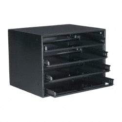 Durham - Small Parts Slide Rack Cabinet - 15-3/4" Deep x 15" Wide x 20" High - Americas Industrial Supply
