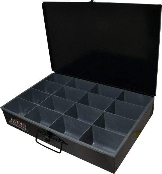 Durham - 1 Drawer, 16 Compartment, Small Parts Assortment Storage Drawer - 12" Deep x 18-1/2" Wide - Americas Industrial Supply