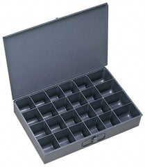 Durham - 1 Drawer, 24 Compartment, Small Parts Assortment Storage Drawer - 12" Deep x 18-1/2" Wide - Americas Industrial Supply