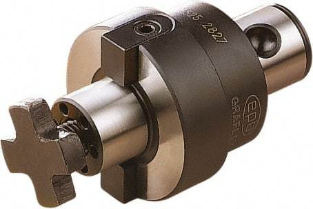 Seco - Graflex 7 Modular Connection 27mm Pilot Diam Shell Mill Holder - 1.574" Flange to Nose End Projection, 2.362" Nose Diam, Through-Spindle Coolant - Exact Industrial Supply