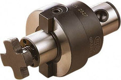 Seco - Graflex 7 Modular Connection 1-1/2" Pilot Diam Shell Mill Holder - 2" Flange to Nose End Projection, 3-1/2" Nose Diam, Through-Spindle Coolant - Exact Industrial Supply