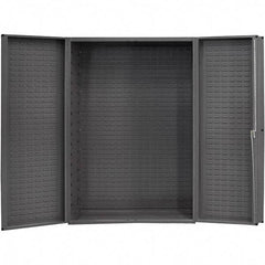 Durham - Locking Storage Cabinet - Steel, 48" Wide x 25" Deep x 72" High, Gray - Americas Industrial Supply