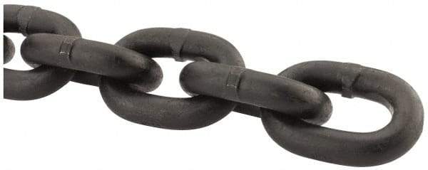 Peerless Chain - 1/2" Welded Alloy Chain - 12,000 Lb Capacity, Grade 80, Alloy Steel, Black Finish - Americas Industrial Supply
