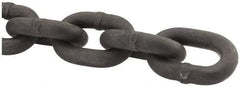 Peerless Chain - 5/8" Welded Alloy Chain - 18,100 Lb Capacity, Grade 80, Alloy Steel, Black Finish - Americas Industrial Supply