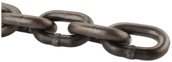 Peerless Chain - 1/2" Welded High Test Chain - 9,200 Lb Capacity, Grade 43, Carbon Steel, Standard Finish - Americas Industrial Supply