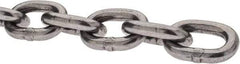 Peerless Chain - 1/4" Welded Proof Coil Chain - 1,300 Lb Capacity, Grade 30, Carbon Steel, Self-Colored Finish - Americas Industrial Supply