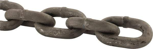 Peerless Chain - 4500 Lbs. Load Capacity, Carbon Steel Proof Coil Chain - 3 Grade, 1.509 Inch Inside Long x 0.819 Inch Inside Wide - Americas Industrial Supply