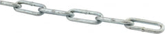 Peerless Chain - #2 Welded Straight Link Coil Chain - 310 Lb Capacity, Steel, Zinc Plated Finish - Americas Industrial Supply