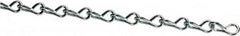 Made in USA - 0.047" Diam Steel Single Jack Chain - 5 Lb Load Limit, #18, Zinc Plated Finish - Americas Industrial Supply