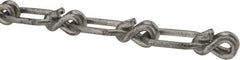 Campbell - 0.177" Diam Steel Single Loop Chain - 580 Lb Load Limit, #5/0, Hot Galvanized Finish, 2.15" Inside Length - Americas Industrial Supply