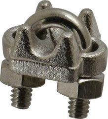 Campbell - 3/16" Wire Rope U-Bolt Clip - 316 Stainless Steel - Americas Industrial Supply