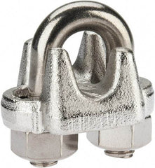 Campbell - 7/16" Wire Rope U-Bolt Clip - 316 Stainless Steel - Americas Industrial Supply