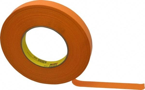 3M - 3/4" Wide x 60 Yd Long Orange Paper Masking Tape - Series 2525, 9.5 mil Thick, 49 In/Lb Tensile Strength - Americas Industrial Supply