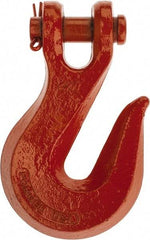 CM - 5/8 Inch Chain Diameter, Grade 80 Clevis Hook - 18,100 Lbs. Load Capacity, 3/04 Inch Inside Diameter, 3/4 Inch Pin Diameter, 3/4 Inch Hook Throat, 4-5/16 Inch Hook Width - Americas Industrial Supply