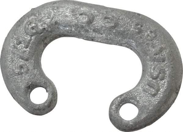 Campbell - Galvanized Carbon Steel Connecting Link - 5/16" Diameter, 2,000 Lb Load Limit - Americas Industrial Supply