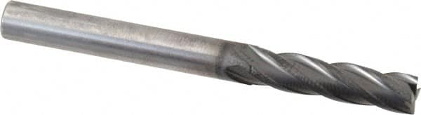 OSG - 3/16", 3/4" LOC, 3/16" Shank Diam, 2" OAL, 4 Flute, Solid Carbide Square End Mill - Single End, Diamond Finish, Spiral Flute, 30° Helix, Centercutting, Right Hand Cut, Right Hand Flute, Series 7040 - Americas Industrial Supply