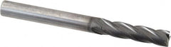 OSG - 3/16", 3/4" LOC, 3/16" Shank Diam, 2" OAL, 4 Flute, Solid Carbide Square End Mill - Single End, Diamond Finish, Spiral Flute, 30° Helix, Centercutting, Right Hand Cut, Right Hand Flute, Series 7040 - Americas Industrial Supply