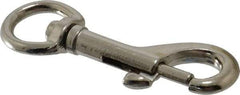 Value Collection - 2-3/8" Long Oval Swivel Eye Bolt Snap - Zinc Alloy with 1/4" Snap Opening - Americas Industrial Supply