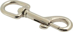 Value Collection - 3-1/8" Long Oval Swivel Eye Bolt Snap - Zinc Alloy with 5/16" Snap Opening - Americas Industrial Supply