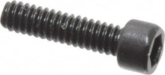 Unbrako - #0-80 UNF Hex Socket Drive, Socket Cap Screw - Alloy Steel, Black Oxide Finish, 1/4" Length Under Head - Americas Industrial Supply
