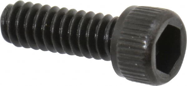 Unbrako - #2-56 UNC Hex Socket Drive, Socket Cap Screw - Alloy Steel, Black Oxide Finish, 1/4" Length Under Head - Americas Industrial Supply