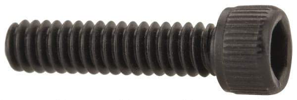 Unbrako - #2-56 UNC Hex Socket Drive, Socket Cap Screw - Alloy Steel, Black Oxide Finish, 3/8" Length Under Head - Americas Industrial Supply