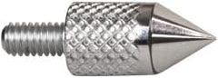 Mitutoyo - M2.5x0.45, 5mm Ball Diam, Carbide 60 ° Conical Contact Point - 10mm Contact Point Length, Use with AGD 1,2,3,4 - Americas Industrial Supply