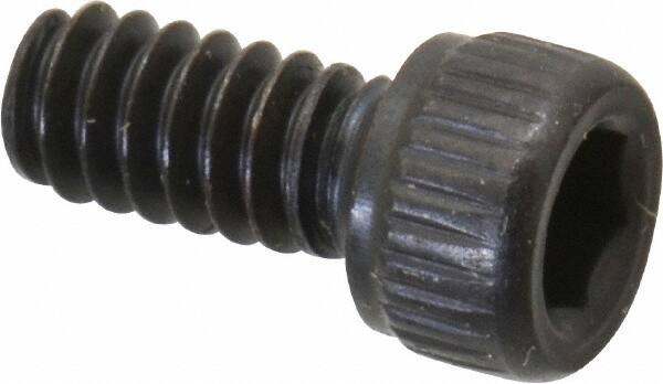 Unbrako - #4-40 UNC Hex Socket Drive, Socket Cap Screw - Alloy Steel, Black Oxide Finish, 1/4" Length Under Head - Americas Industrial Supply