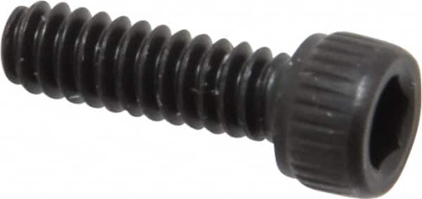 Unbrako - #4-40 UNC Hex Socket Drive, Socket Cap Screw - Alloy Steel, Black Oxide Finish, 3/8" Length Under Head - Americas Industrial Supply