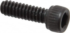 Unbrako - #4-40 UNC Hex Socket Drive, Socket Cap Screw - Alloy Steel, Black Oxide Finish, 3/8" Length Under Head - Americas Industrial Supply