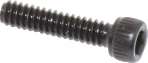 Unbrako - #4-40 UNC Hex Socket Drive, Socket Cap Screw - Alloy Steel, Black Oxide Finish, 1/2" Length Under Head - Americas Industrial Supply