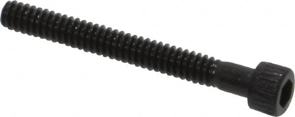 Unbrako - #4-40 UNC Hex Socket Drive, Socket Cap Screw - Alloy Steel, Black Oxide Finish, 1" Length Under Head - Americas Industrial Supply