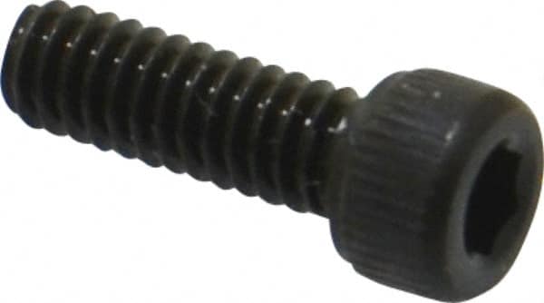 Unbrako - #5-40 UNC Hex Socket Drive, Socket Cap Screw - Alloy Steel, Black Oxide Finish, 3/8" Length Under Head - Americas Industrial Supply