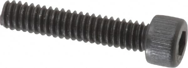 Unbrako - #5-40 UNC Hex Socket Drive, Socket Cap Screw - Alloy Steel, Black Oxide Finish, 5/8" Length Under Head - Americas Industrial Supply