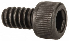 Unbrako - #6-32 UNC Hex Socket Drive, Socket Cap Screw - Alloy Steel, Black Oxide Finish, 1/4" Length Under Head - Americas Industrial Supply