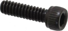 Unbrako - #6-32 UNC Hex Socket Drive, Socket Cap Screw - Alloy Steel, Black Oxide Finish, 1/2" Length Under Head - Americas Industrial Supply