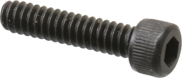 Unbrako - #6-32 UNC Hex Socket Drive, Socket Cap Screw - Alloy Steel, Black Oxide Finish, 5/8" Length Under Head - Americas Industrial Supply
