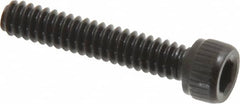 Unbrako - #6-32 UNC Hex Socket Drive, Socket Cap Screw - Alloy Steel, Black Oxide Finish, 3/4" Length Under Head - Americas Industrial Supply
