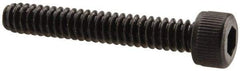 Unbrako - #6-32 UNC Hex Socket Drive, Socket Cap Screw - Alloy Steel, Black Oxide Finish, 7/8" Length Under Head - Americas Industrial Supply