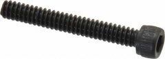 Unbrako - #6-32 UNC Hex Socket Drive, Socket Cap Screw - Alloy Steel, Black Oxide Finish, 1" Length Under Head - Americas Industrial Supply