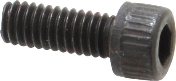 Unbrako - #6-40 UNF Hex Socket Drive, Socket Cap Screw - Alloy Steel, Black Oxide Finish, 3/8" Length Under Head - Americas Industrial Supply