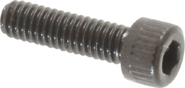 Unbrako - #6-40 UNF Hex Socket Drive, Socket Cap Screw - Alloy Steel, Black Oxide Finish, 1/2" Length Under Head - Americas Industrial Supply