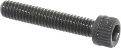 Unbrako - #6-40 UNF Hex Socket Drive, Socket Cap Screw - Alloy Steel, Black Oxide Finish, 3/4" Length Under Head - Americas Industrial Supply