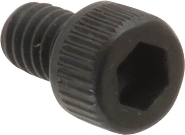 Unbrako - #8-32 UNC Hex Socket Drive, Socket Cap Screw - Alloy Steel, Black Oxide Finish, 1/4" Length Under Head - Americas Industrial Supply