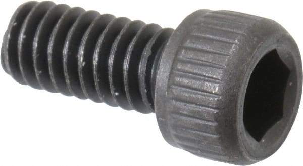 Unbrako - #8-32 UNC Hex Socket Drive, Socket Cap Screw - Alloy Steel, Black Oxide Finish, 3/8" Length Under Head - Americas Industrial Supply