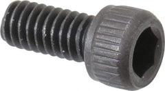 Unbrako - #8-32 UNC Hex Socket Drive, Socket Cap Screw - Alloy Steel, Black Oxide Finish, 3/8" Length Under Head - Americas Industrial Supply